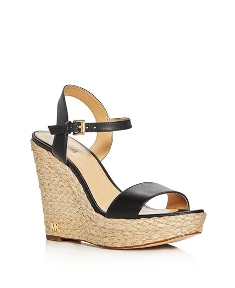 michael kors wedge thongs|michael kors espadrille wedge shoes.